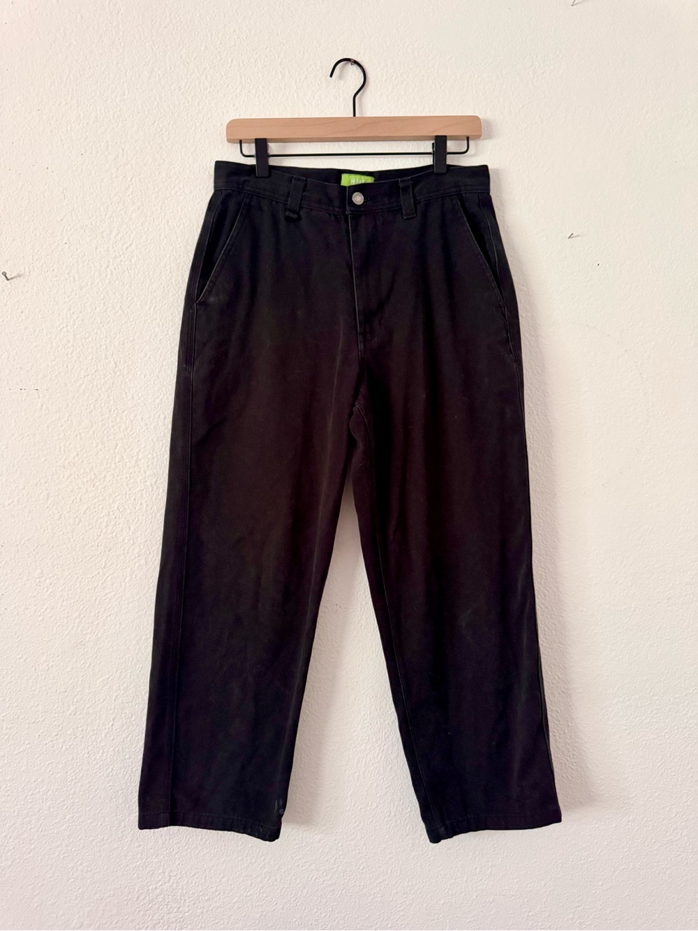 HUF Washed Black Relaxed Chino / Skate Pants – Size 30